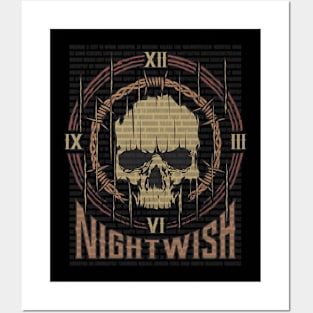 Nightwish Vintage Skull Posters and Art